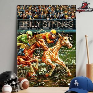 Billy Strings Artwork Poster By Miles Tang Second Night At KFC Yum Center Louisville KY On December 6th 2025 Home Decor Poster Canvas