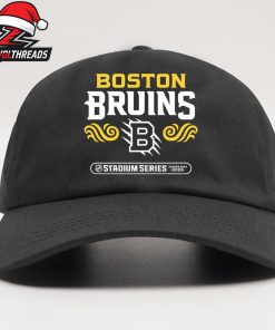 Boston Bruins 2026 NHL Stadium Series Richmond Stacked Snapback Classic Hat Cap