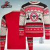 Manchester United Christmas Patchwork Jumper Black Holiday Ugly Sweater Manchester United Christmas Patchwork Jumper Black Holiday Ugly Sweater