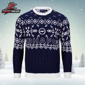 Brighton & Hove Albion Holiday BHAFC Patterned Christmas Jumper Ugly Sweater