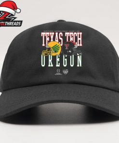 Capital One Orange Bowl 2026 Oregon Ducks Vs Texas Tech Red Raiders Helmet Matchup Snapback Classic Hat Cap