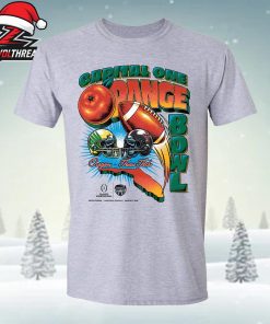 Capital One Orange Bowl 2026 Oregon Ducks Vs Texas Tech Red Raiders Vintage Matchup Unisex T-Shirt
