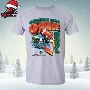 Capital One Orange Bowl 2026 Oregon Ducks Vs Texas Tech Red Raiders Vintage Matchup Unisex T-Shirt