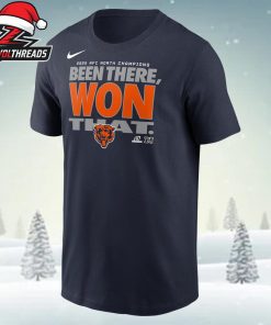 Chicago Bears 2025 NFC North Division Champions Locker Room Trophy Collection Unisex T-Shirt