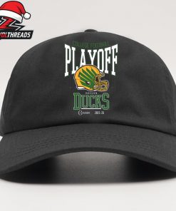 College Football Playoff 2025-26 Oregon Ducks Playoff Bound Logo Helmet Snapback Classic Hat Cap