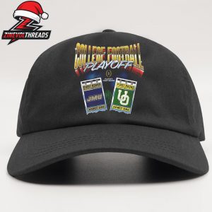 College Football Playoff 2025 First Round Oregon Ducks Vs James Madison Dukes Matchup Ticket Snapback Classic Hat Cap
