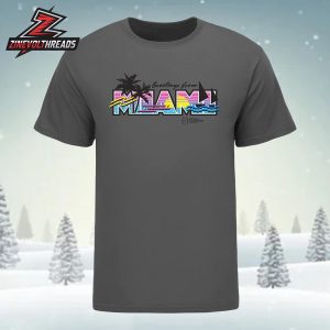 College Football Playoff National Championship Game 2026 Greetings From Miami Tee Unisex T-Shirt