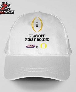 College Football Playoff Season 2025-2026 First Round James Madison Dukes Versus Oregon Ducks Snapback Classic Hat Cap