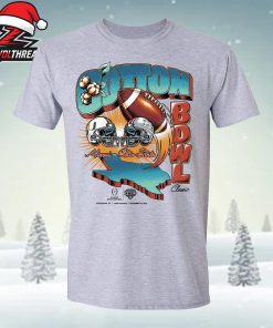 Cotton Bowl Classic 2026 Miami Hurricanes Vs Ohio State Buckeyes Vintage Matchup Unisex T-Shirt