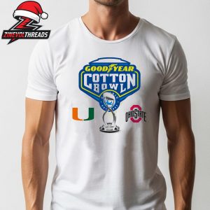 Cotton Bowl Miami Hurricanes Versus Ohio State Buckeyes NCAA Football 2026 Unisex T-Shirt