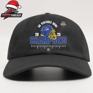 Delaware Fighting Blue Hens NCAA Football 2025 68 Ventures Bowl Champions Snapback Classic Hat Cap
