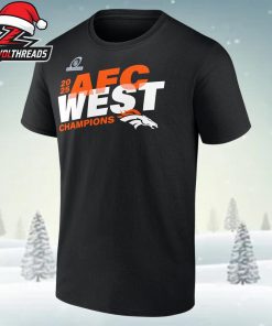 Denver Broncos 2025 AFC West Division Champions Conquer Unisex T-Shirt