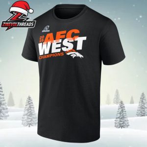 Denver Broncos 2025 AFC West Division Champions Conquer Unisex T-Shirt