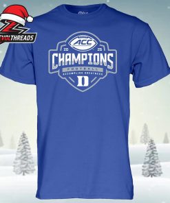 Duke Blue Devils 2025 ACC Football Champions Locker Room Unisex T-Shirt