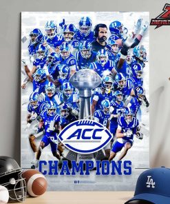 Duke Blue Devils Is The ACC Champions NCAA 2025 Football Champion Home Decor Poster Canvas