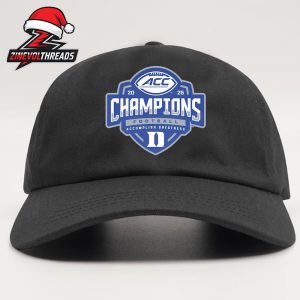 Duke Blue Devils Unisex 2025 ACC Football Champions Locker Room Snapback Classic Hat Cap