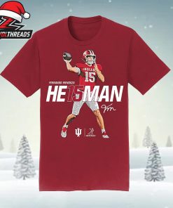 Fernando Mendoza Indiana Hoosiers Unisex 2025 Heisman Trophy Winner Stance Unisex T-Shirt