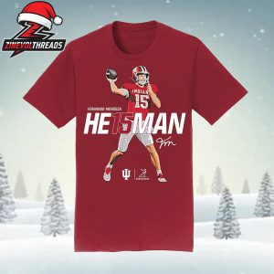 Fernando Mendoza Indiana Hoosiers Unisex 2025 Heisman Trophy Winner Stance Unisex T-Shirt