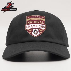 Florida State Seminoles 2025 NCAA Women’s Soccer National Champions Logo Snapback Classic Hat Cap