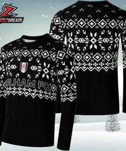 Fulham FC Christmas Fairisle Jumper Xmas Holiday Ugly Sweater