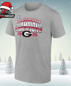 Georgia Bulldogs 2025 SEC Football Champions Endzone Speed Unisex T-Shirt