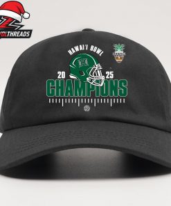 Hawaiʻi Rainbow Warriors 2025 NCAA Football Hawai’i Bowl Champions Snapback Classic Hat Cap