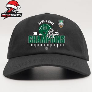 Hawaiʻi Rainbow Warriors 2025 NCAA Football Hawai’i Bowl Champions Snapback Classic Hat Cap