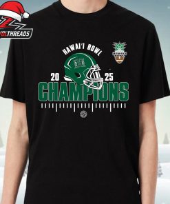 Hawai’i Rainbow Warriors 2025 NCAA Football Hawai’i Bowl Champions Unisex T-Shirt