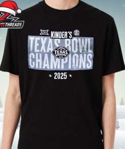 Houston Cougars 2025 Kinder’s Texas Bowl Champions NCAA Football Unisex T-Shirt