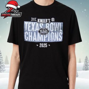 Houston Cougars 2025 Kinder’s Texas Bowl Champions NCAA Football Unisex T-Shirt