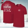 Georgia Bulldogs Natural 2025 SEC Football Champions Score Two Sided Unisex T-Shirt