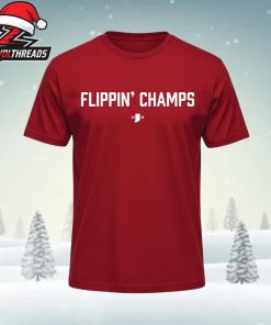 Indiana Hoosiers Flippin’ Champions NCAA Football 2025 Merchandise Limited Unisex T-Shirt