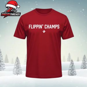 Indiana Hoosiers Flippin’ Champions NCAA Football 2025 Merchandise Limited Unisex T-Shirt