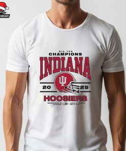 Indiana Hoosiers Unisex 2025 Big Ten Football Champions Unisex T-Shirt