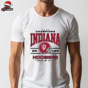 Indiana Hoosiers Unisex 2025 Big Ten Football Champions Unisex T-Shirt