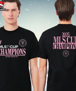 Inter Miami CF 2025 MLS Cup Champions Diving Stretch Tee Two Sided Unisex T-Shirt
