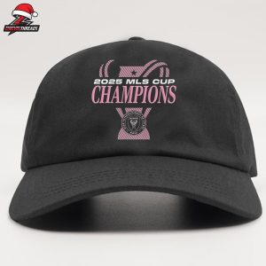 Inter Miami CF 2025 MLS Cup Champions Locker Room Snapback Classic Hat Cap