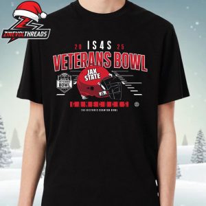 Jacksonville State Gamecocks 2025 IS4S Salute To Veterans Bowl Champions Unisex T-Shirt