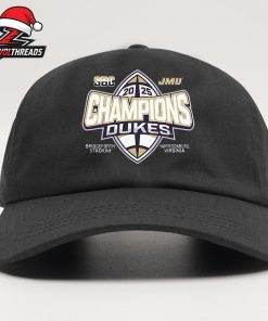 James Madison Dukes Unisex 2025 Sun Belt Football Champions Snapback Classic Hat Cap