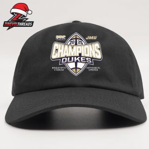 James Madison Dukes Unisex 2025 Sun Belt Football Champions Snapback Classic Hat Cap