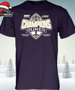 James Madison Dukes Unisex 2025 Sun Belt Football Champions Unisex T-Shirt