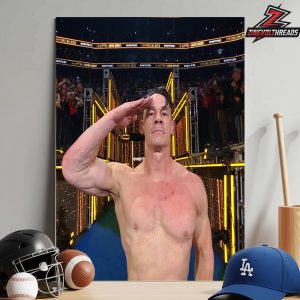 John Cena The Last Signature Moment Hustle Loyal Respect Thank You Cena Home Decor Poster Canvas