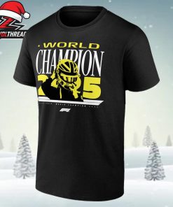 Lando Norris Black Formula 1 2025 Drivers’ World Champion Unisex T-Shirt