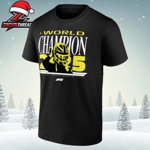 Lando Norris Black Formula 1 2025 Drivers’ World Champion Unisex T-Shirt