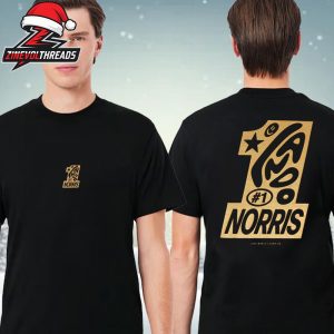 Lando Norris McLaren Formula 1 World Champions Boxy Tee Merch Two Sided Unisex T-Shirt