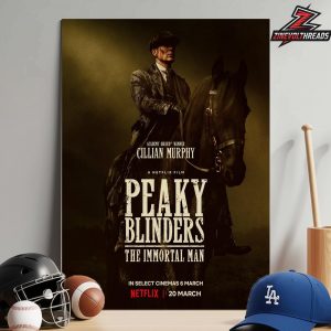 Legendary Gangster Tommy Shelby Returns In Peaky Blinders The Immortal Man On March 6th 2026 Home Decor Poster Canvas