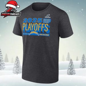 Los Angeles Chargers 2025 NFL Playoffs Ready Tee High Boltage Unisex T-Shirt