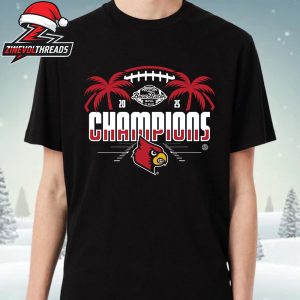 Louisville Cardinals 2025 Bush’s Boca Raton Bowl Of Beans NCAA Football Champions Unisex T-Shirt
