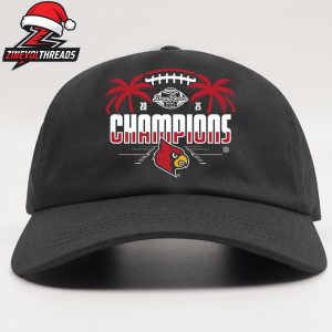 Louisville Cardinals 2025 Bush’s Boca Raton Bowl Of Beans NCAA Football Champions Snapback Classic Hat Cap