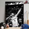Luke Kornet San Antonio Spurs Game Winning Block On Wagner In Match Versus Orlando Magic Home Decor Poster Canvas